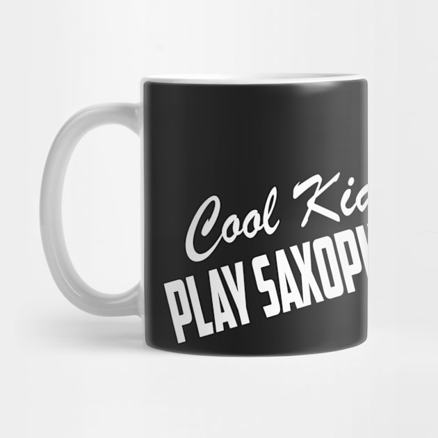 Cool Kids Play Saxophone by helloshirts